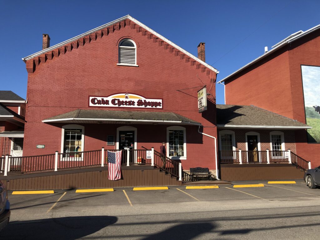 Street view of the Cuba Cheese Shoppe - 53 Genesee St